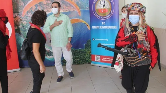 Kadın Efelerden Kaymakam Fırat'a ziyaret