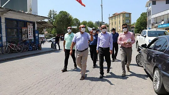 SEYDİKEMER'DE KOVİD19 DENETİMİ YAPILIYOR