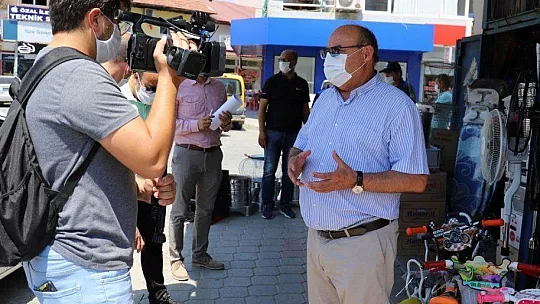 SEYDİKEMER'DE KOVİD19 DENETİMİ YAPILIYOR