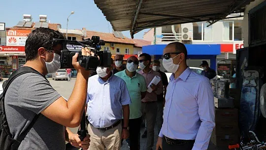 SEYDİKEMER'DE KOVİD19 DENETİMİ YAPILIYOR