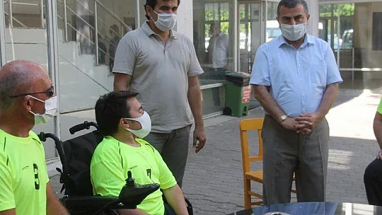 Süper Lig Sporcuları Kaymakam Şahiner'i Ziyaret Etti 