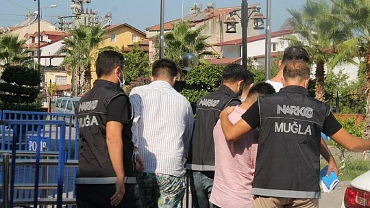 Fethiye narkotik suç çetesini çökertti