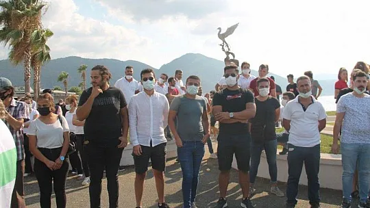 2. etap sahil bandı esnafından basın açıklaması