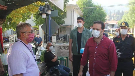 MASKE VE SOSYAL MESAFE DENETİMLERİ DEVAM EDİYOR