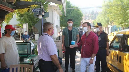 MASKE VE SOSYAL MESAFE DENETİMLERİ DEVAM EDİYOR