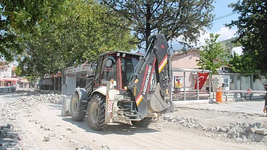 Kısıtlama yol yapım çalışmaları için fırsat oldu 