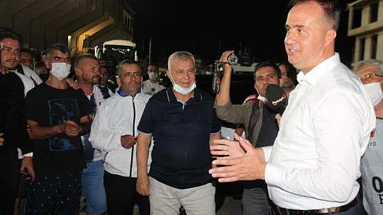 Başkan Esat Bakırcı pankart için apaçilere teşekkür etti