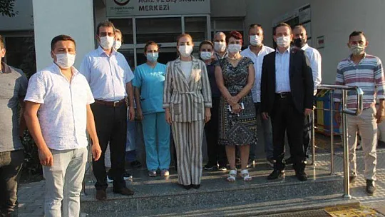 AK PARTİLİ GÖKCAN DEVLET HASTANESİ'Nİ ZİYARET ETTİ