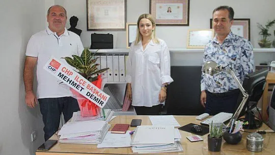 Demir ve Toklu'dan hayırlı olsun ziyareti