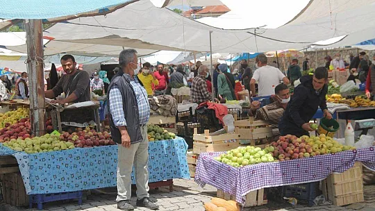 Üretici pazarında yoğunluk yaşandı