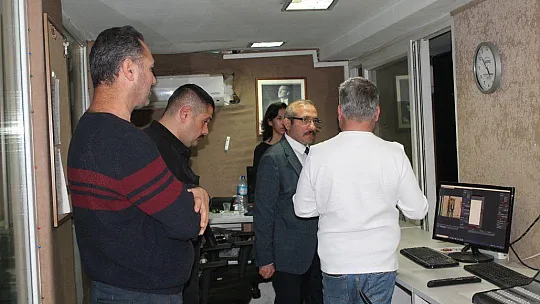 KAYMAKAM KARAMAN, SED MEDYA'YI ZİYARET ETTİ