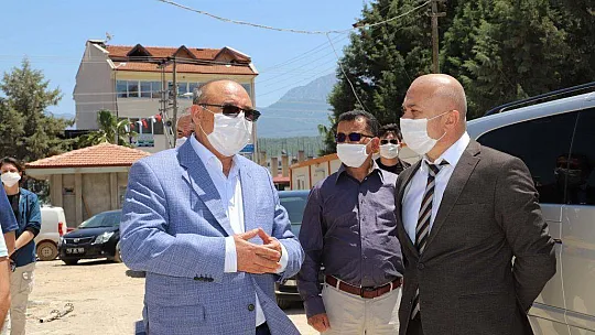 Vali Civelek Hükümet Konağı ve Belediye Başkanlığı İnşaatında İncelemelerde Bulundu