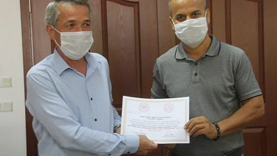 16 Okula Beslenme Dostu Okul Sertifikası 