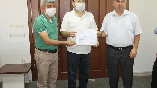 16 Okula Beslenme Dostu Okul Sertifikası 