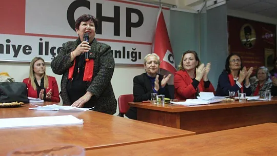 CHP Fethiye Kadın Kolları Başkanı Gülümser Oymak oldu 