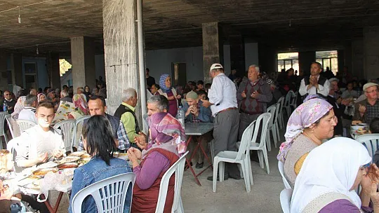 Geleneksel hasat yemeği yapıldı