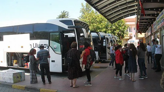 Otogarda hareketlilik yaşandı