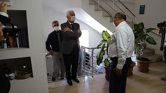 BAŞKAN GÜRÜN, BAŞKAN YAKUP OTGÖZ'Ü ZİYARET ETTİ