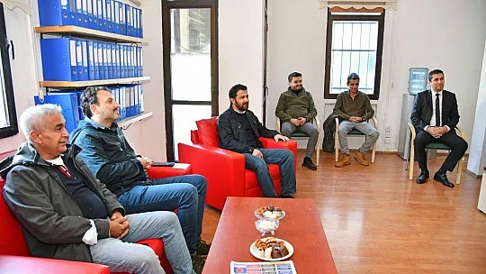 Karaca'dan İnşaat ve Mimarlar Odası'na ziyaret