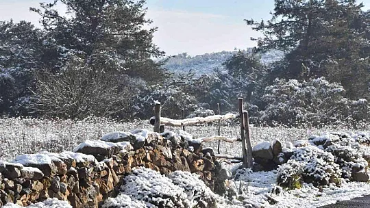 İstanbul'a çile olan kar, Bodrum'a neşe oldu