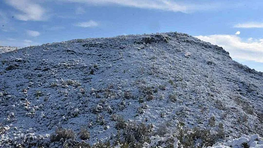İstanbul'a çile olan kar, Bodrum'a neşe oldu