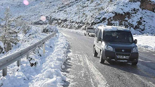İstanbul'a çile olan kar, Bodrum'a neşe oldu