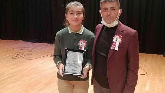 İstiklal Marşı Okuma Yarışması'nda Köyceğizli Yıldız birinci oldu