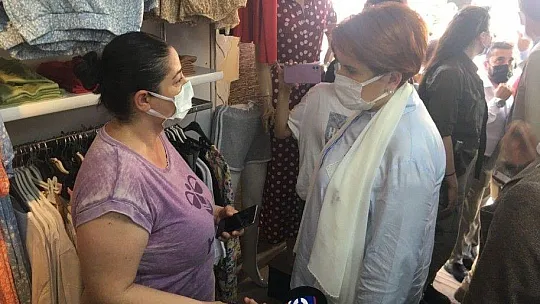 İYİ Parti Genel Başkanı Akşener'den Milas mesaisi