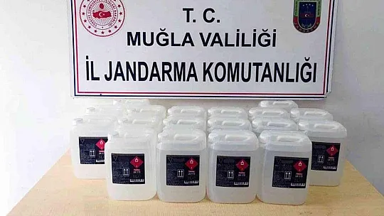 Jandarma 90 litre etil alkol yakaladı