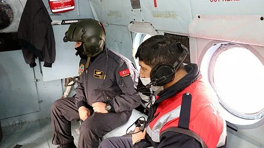 Jandarma havadan trafik kontrolü yaptı