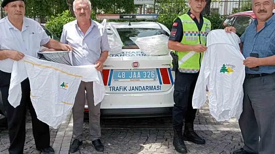 Jandarma ve Polise arılardan korunma ekipmanı