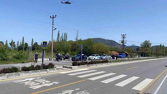 Jandarmadan bayram öncesi havadan-karadan denetim