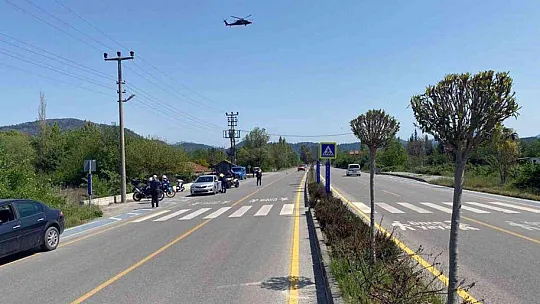 Jandarmadan bayram öncesi havadan-karadan denetim