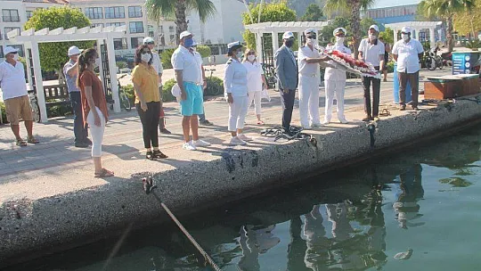 Fethiye'de çelenk sunma töreni yapıldı