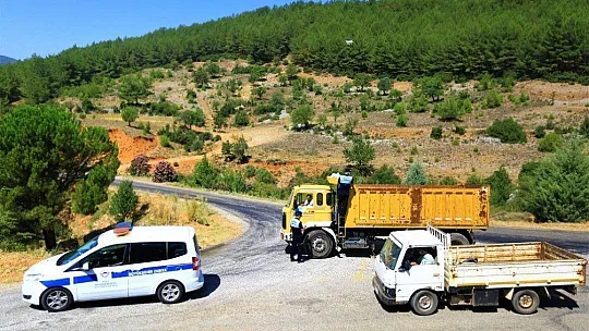 Kaçak hafriyatın önüne drone ile geçiliyor