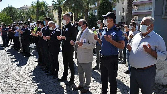 Kalp krizi sonucu hayatını kaybeden polis memuru için tören düzenlendi