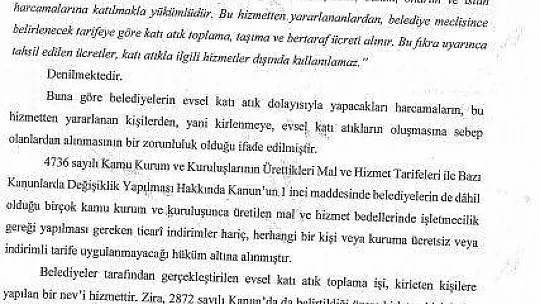 Fethiye Belediyesi'nden Kamuoyuna Bilgilendirme