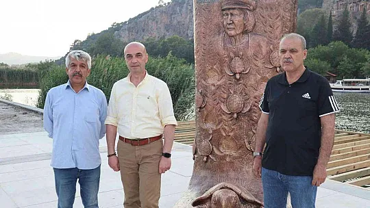 Kaptan June anısına heykel açılışı yapıldı
