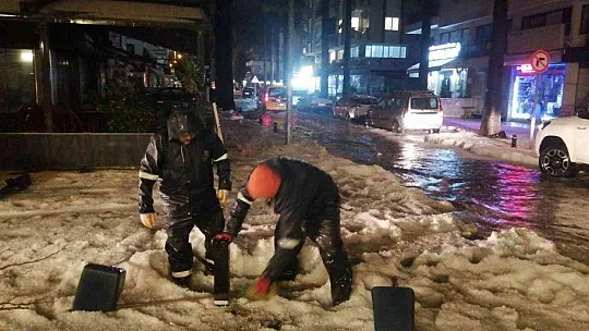 Kar değil dolu esareti