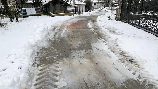 Fethiye Belediyesi'nden kar mesaisi