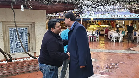 Karaca Balık Pazarı Esnaflarıyla Görüştü