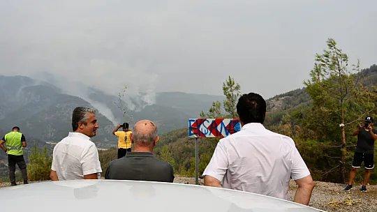 Karaca Köyceğiz'de yangın bölgesinde