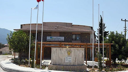 Karaçulha'da parke çalışmasının ardından peyzaj da tamamlandı