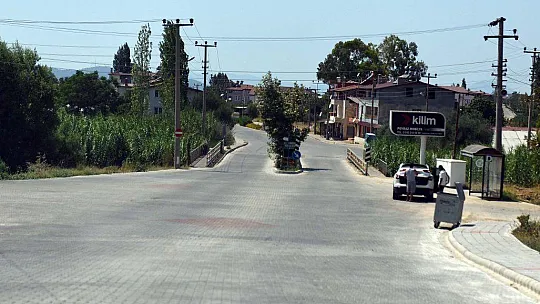 Karaçulha'da parke çalışmasının ardından peyzaj da tamamlandı