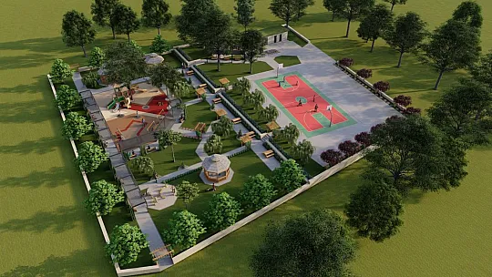 Karaçulha Parkı ve Taziye Evi yapımına başlandı