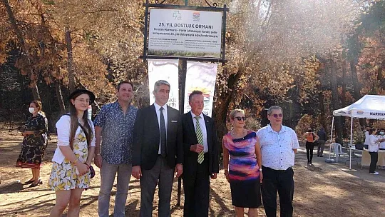 Kardeş şehir Fürth' ten 25.yıl anısına Marmaris'e anlamlı ziyaret