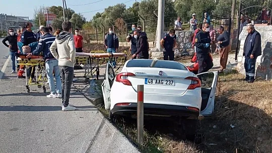 Karşı şeride geçen cip, otomobile çarptı : 6 yaralı