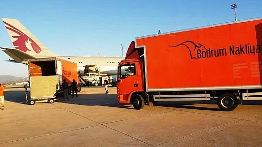 Katar kraliyet ailesi, 2 kamyon eşya 500 valizle Bodrum'a geldi.