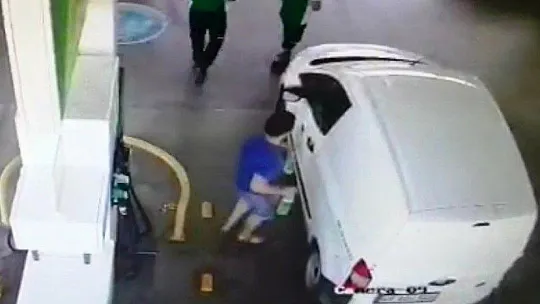 Katil zanlısının benzin istasyonundaki görüntüleri ortaya çıktı