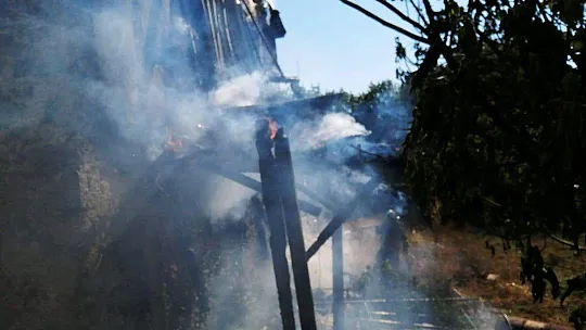 Kayaköy'deki Yangın Korkuttu